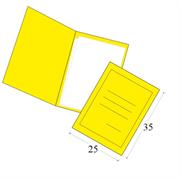 CARTELLE PER ATTI DIAMANTE PZ.50 GIALLO 0590
