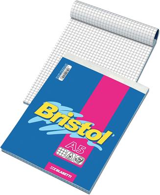 BLOCCHI BRISTOL 15X21CM. A5  FF.60 GR.50 5MM 1028