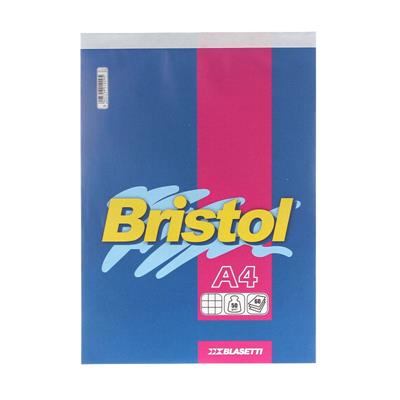 BLOCCHI BRISTOL 21X29.7CM. A4  FF.60 GR.50 5M