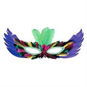 FARFALLA IN PIUME MULTICOLOR IN BUSTA C/CAV.