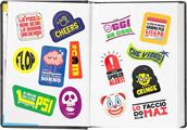 AGENDA COMIX 16 MESI STD BLACK&SILVE