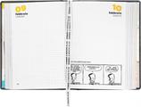 AGENDA COMIX 16 MESI MINI BLACK&SILVER