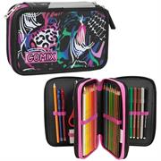 ASTUCCIO CORREDATO 3 ZIP COMIX FLASH POPPY