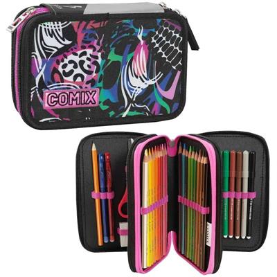 ASTUCCIO CORREDATO 3 ZIP COMIX FLASH POPPY