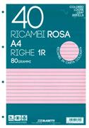 RICAMBI A4 80GR 40F 1R ROSA