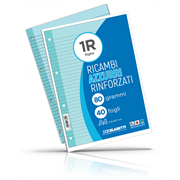 RICAMBI RINFORZATI A4 FF.40 GR.80 1R AZZURRO