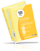 RICAMBI RINFORZATI A4 FF.40 GR.80 1R GIALLO