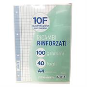 RICAMBIO RINFORZATO BLASETTI A4 40 FOGLI GR.100 10F 8064