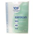 RICAMBIO RINFORZATO BLASETTI A4 40 FOGLI GR.100 10F 8064