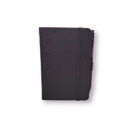AGENDA COMIX 12M WEEK POCKET BLACK