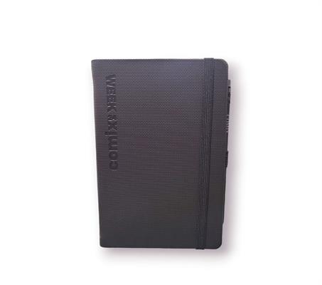 AGENDA COMIX 12M WEEK MEDIUM BLACK TX