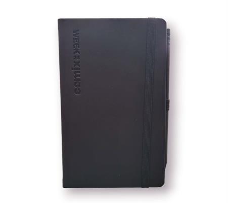 AGENDA COMIX 12M WEEK LARGE VERT. BLACK