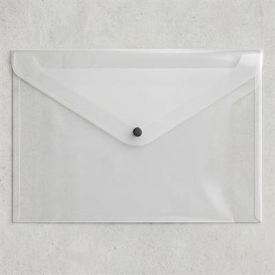 BUSTE CON BOTTONE A4 24X33 PZ.5 NEUTRE IL7019TR 13276
