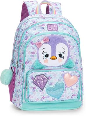ZAINO SCUOLA ORG. PINGUINO MOFUMOFU 73297PI