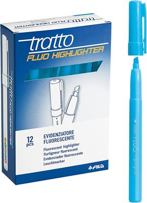 TRATTO FLUO HIGHLIGHTER AZZURRO
