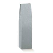 SCATOLA 1 BOTTIGLIA 90X90X370 PELLE GRIGIO