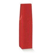 SCATOLA 1 BOTTIGLIA 90X90X370 PELLE ROSSO