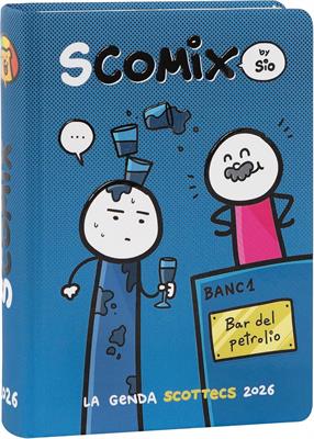 AGENDA 16M MEDIUM SCOMIX PETROLIO 73505PE