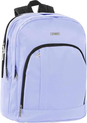 ZAINO ORGANIZZATO MONOCOLORE LILLA COMIX 73810LL