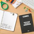 AGENDA COMIX 16M 2025-2026 STD A 74087A NERO SCRITTA BIA