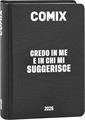 AGENDA COMIX 2025-2026 16M MINI A 74088A NERO SCRITTA BI