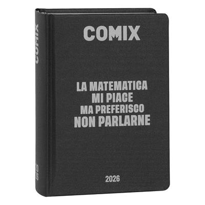 AGENDA COMIX 2025-2026 16M MINI B 74088B NERO SCRITTA AR