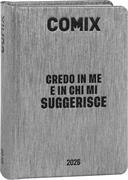 AGENDA COMIX 2025-2026 16M MINI D 74088D GRIGIO SCRITTA