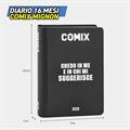 AGENDA COMIX 2025-2026 16M MIGNON PLUS C 74089C CHARCOAL