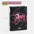 AGENDA 2025-2026 16M MEDIUM ANNA PEPE PINK 74185PK