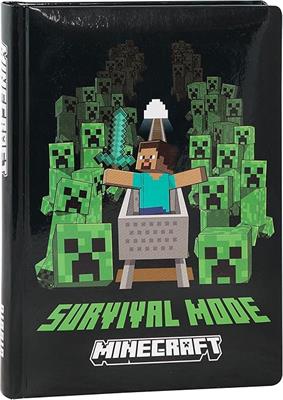 DIARIO 12MM STD BLACK PIXEL MINECRAFT 74342BK