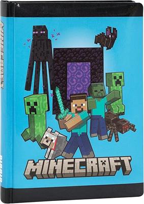 DIARIO 12MM STD BLU PIXEL MINECRAFT 74342BU