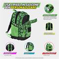 ZAINO SCUOLA ORG. PIXEL MINECRAFT 74359