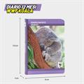 DIARIO 2026-2027 12MM STD KOALA WWF FOTOGRAFICO 74967KO