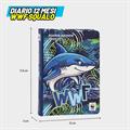 DIARIO 2026-2027 12MM STD SQUALO WWF ILLUSTRATO 74987SQ