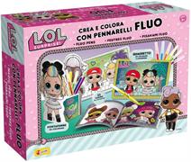 LOL SURPRISE CREA E COLORA CON PENNARELLI FLUO