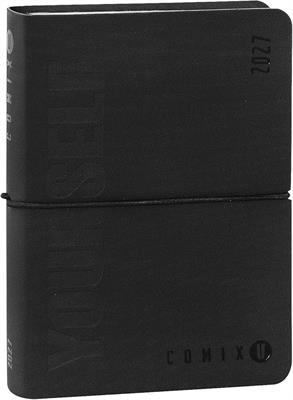 AGENDA 2026-2027 16M DAY MINI COMIX U YOURSELF ALL BLACK