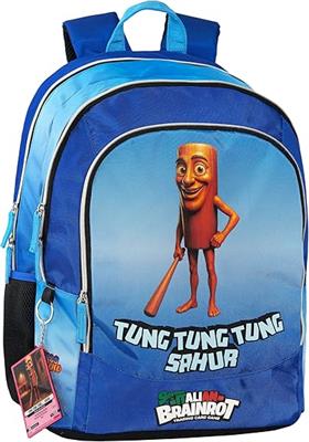 ZAINO SCUOLA ORGANIZZATO TUNG TUNG SK ITALIAN BRAINROT 7