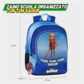 ZAINO SCUOLA ORGANIZZATO TUNG TUNG SK ITALIAN BRAINROT 7
