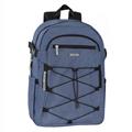 ZAINO ORGANIZZATO ROPE MONOCOLORE DUSTY BLUE COMIX 76116