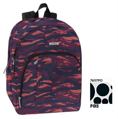ZAINO ORGANIZZATO ALLOVER POIS COMIX 76117PO 2026-2027