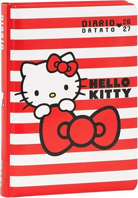 SUPERDIARIO STD DATATO STRIPES HELLO KITTY 76189ST