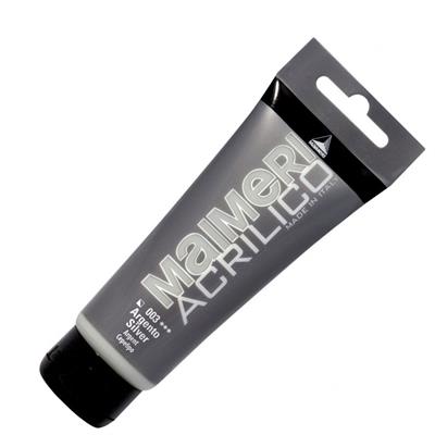 TUBO ACRILICO MAI 75ML ARGENTO M0916003