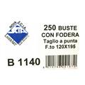 BUSTE 12X19 PZ.250 QUIRINALE FOD B1140