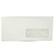 BUSTE RICICLATE 11X23 GR.80 PZ.500 CON FINESTRA BIANCHE