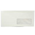 BUSTE RICICLATE 11X23 GR.80 PZ.500 CON FINESTRA BIANCHE