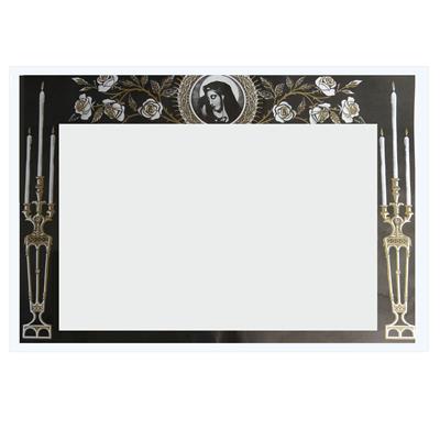 MANIFESTO LUTTO MADONNA CERI/ROSE 50X70 PZ.300 L-1237