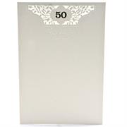 BIGLIETTI NOZZE ORO 50
