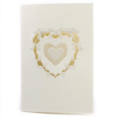 PARTECIPAZIONI+BUSTE FELICIT  CUORE ML0257