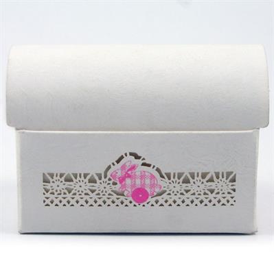 COFANETTO CONIGLIO ROSA 50PZ.