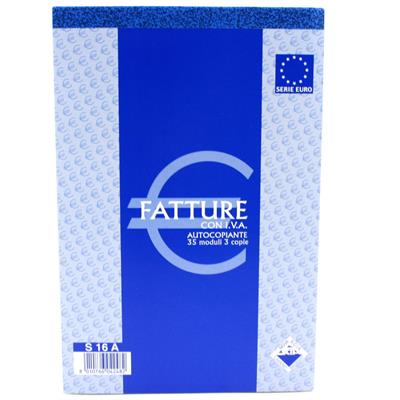 BLOCCHI FATTURA AUTOCOPIANTE 3 CP